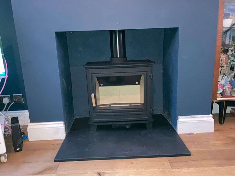 just fitted the wood burner